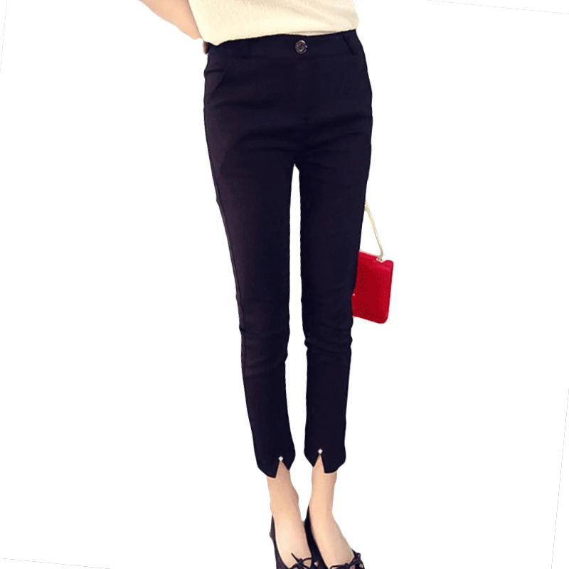 South Korea new 2018 casual black nine pants women summer slim feet pant fashion women's high waist pants pantalon femme JK003
South Korea new 2018 casual black nine pants women summer slim feet pant fashion women's high waist pants pantalon femme JK003