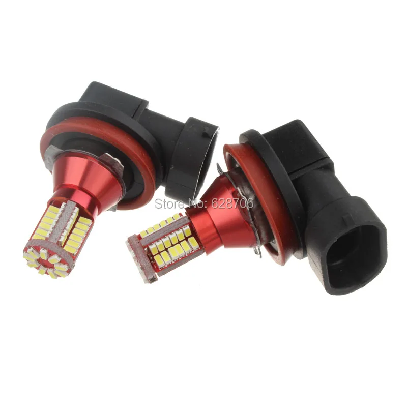 2X Car Light Cource Error Free H8 H11 57 SMD Bulb Auto LED Daytime Running light Fog lights DRL 12V | Автомобили и мотоциклы