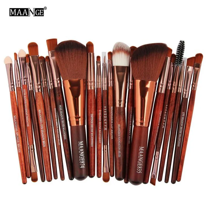 

MAANGE 22Pcs Women Makeup Brushes Set Powder Eye Shadow Foundation Blush Brush Make Up Pinceaux Maquillage Cosmetic Tool 20#