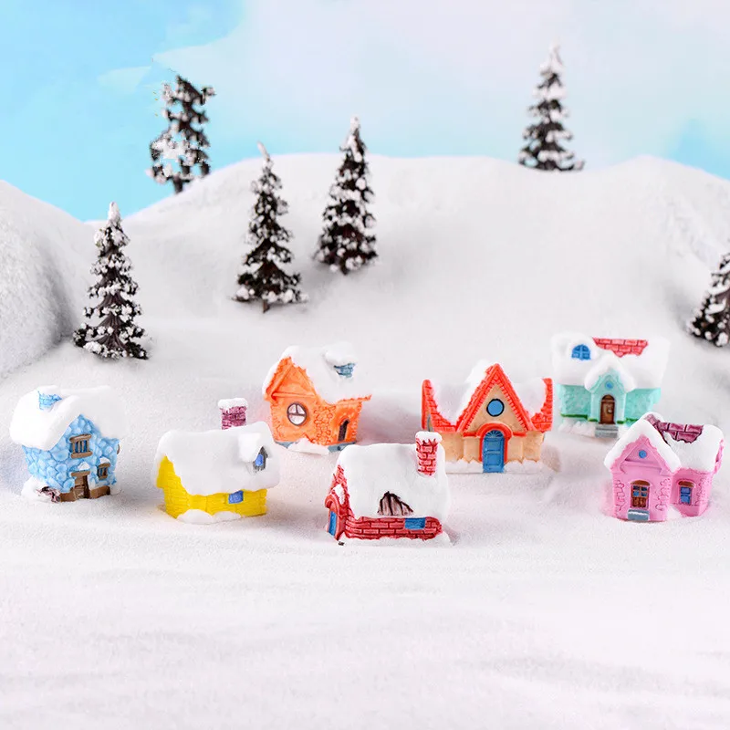 Christmas Cute Mini House Fairy Garden Miniatures Micro Landscape Miniature Figurines Home Garden Decoration Resin Crafts
Christmas Cute Mini House Fairy Garden Miniatures Micro Landscape Miniature Figurines Home Garden Decoration Resin Crafts