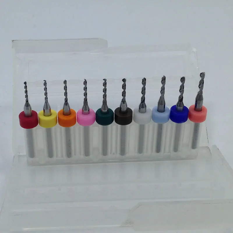 HUHAO 10pcs 1.1mm to 2.0mm PCB Print Circuit Board Dremel Drill Bits Carbide Micro CNC PCB Mill Cutter
HUHAO 10pcs 1.1mm to 2.0mm PCB Print Circuit Board Dremel Drill Bits Carbide Micro CNC PCB Mill Cutter