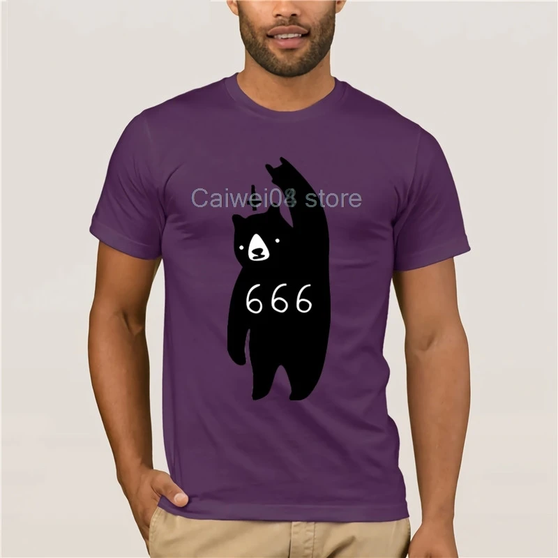 666 bear Satan T shirt Fashion Short sleeve O Neck Tops Summer T shirt casual homme Hip Hop Swag Tshirt
666 bear Satan T shirt Fashion Short sleeve O Neck Tops Summer T shirt casual homme Hip Hop Swag Tshirt
