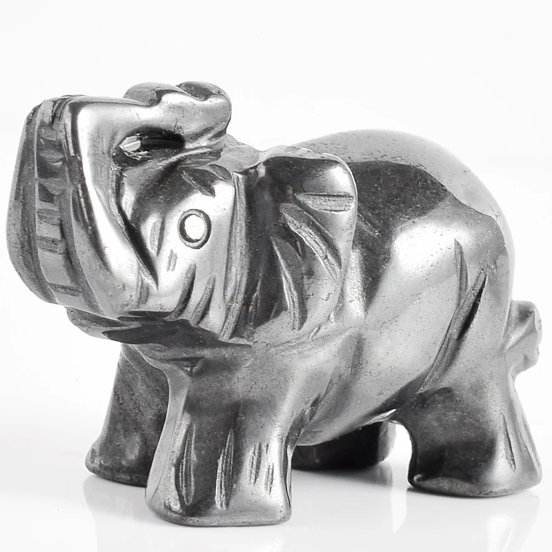 2 Inch Elephant Figurines Craft Carved Natural Stone hematite Elephant Mini Animals Statue for Home Decor Chakra Healing
2 Inch Elephant Figurines Craft Carved Natural Stone hematite Elephant Mini Animals Statue for Home Decor Chakra Healing