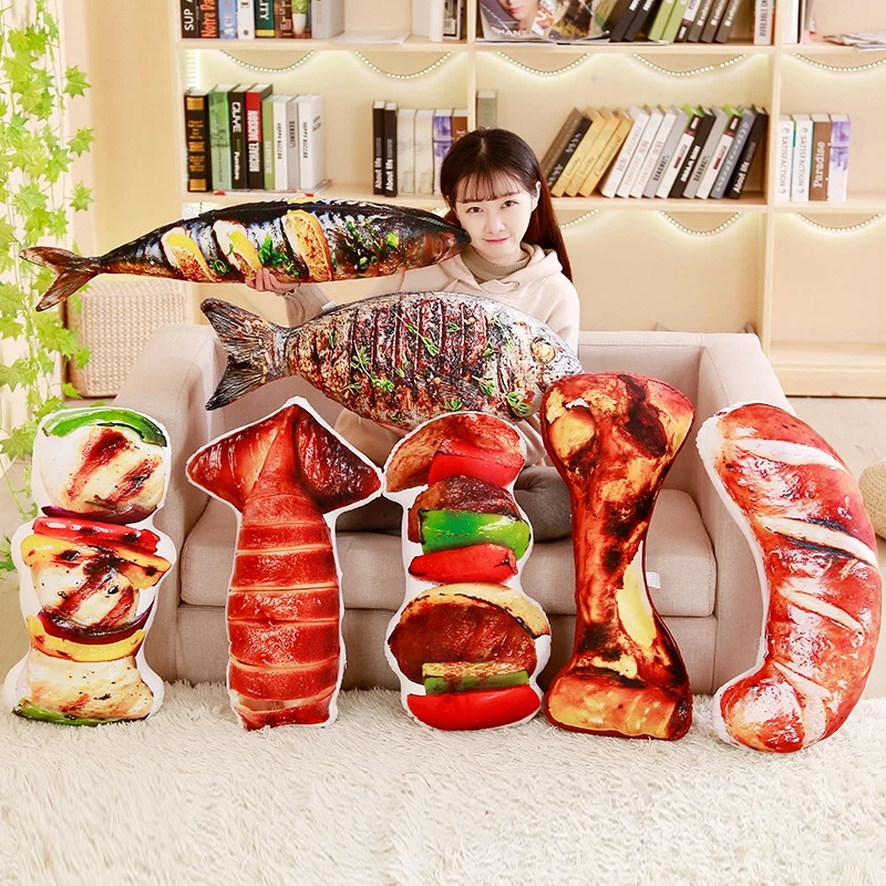 Hot Creative Simulation Food Shape Plush Pillow Stuffed Cotton Fish Toys for Children Funny Nap Pillow Office Cushion Gift
Hot Creative Simulation Food Shape Plush Pillow Stuffed Cotton Fish Toys for Children Funny Nap Pillow Office Cushion Gift