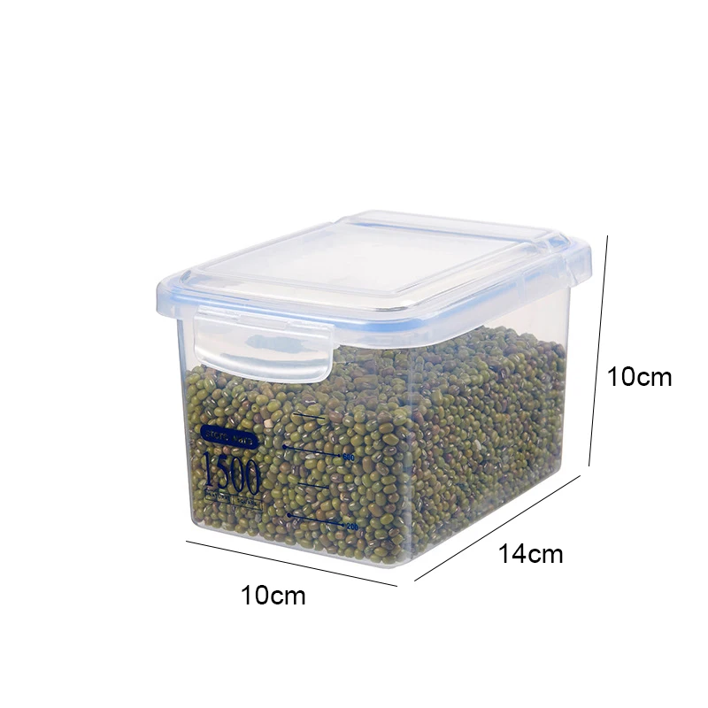Square Food Storage Box Plastic Sealed Storage Tank Kitchen Grains Preservation Storage Tank Dried Fruit Milk Powder Sealed Cans
Square Food Storage Box Plastic Sealed Storage Tank Kitchen Grains Preservation Storage Tank Dried Fruit Milk Powder Sealed Cans