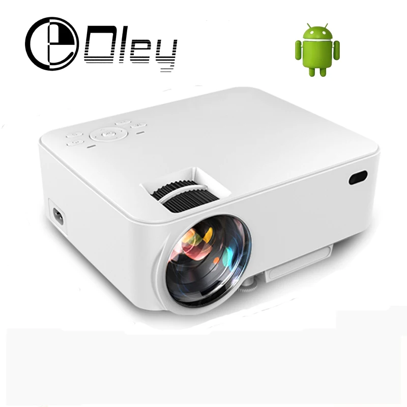 Новый Портативный Цифровой Мини android 4.4 Wi Fi Bluetooth smart LED ЖК Проектор HD 1080 P Домашний