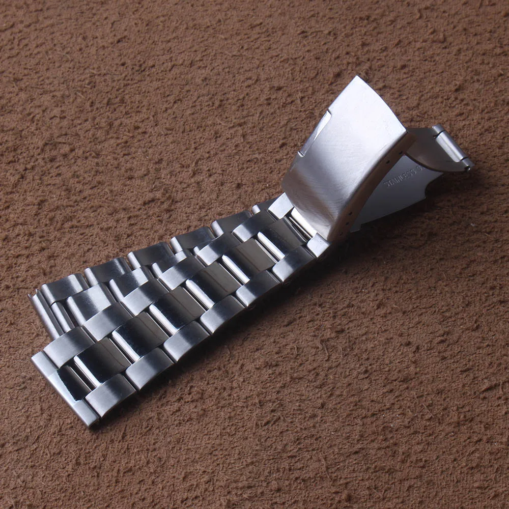 Silver Black Bracelets Solid Stainless Steel Watch Bands Straps one side folding buckle 18mm 20mm 22mm Watchbands Mens Womens
Silver Black Bracelets Solid Stainless Steel Watch Bands Straps one side folding buckle 18mm 20mm 22mm Watchbands Mens Womens