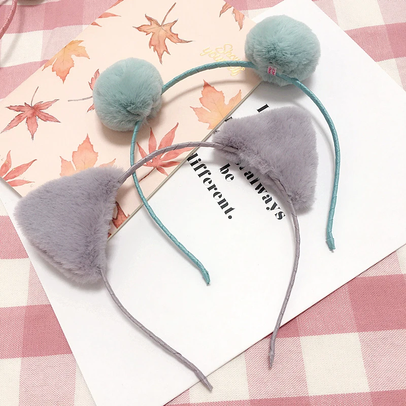 Fashion Simple Cat Ears Hair Ball Hairband Head Hoop Fashion Hair Ornaments Headdress for Lovely Girl Kids Hair Accessories
Fashion Simple Cat Ears Hair Ball Hairband Head Hoop Fashion Hair Ornaments Headdress for Lovely Girl Kids Hair Accessories