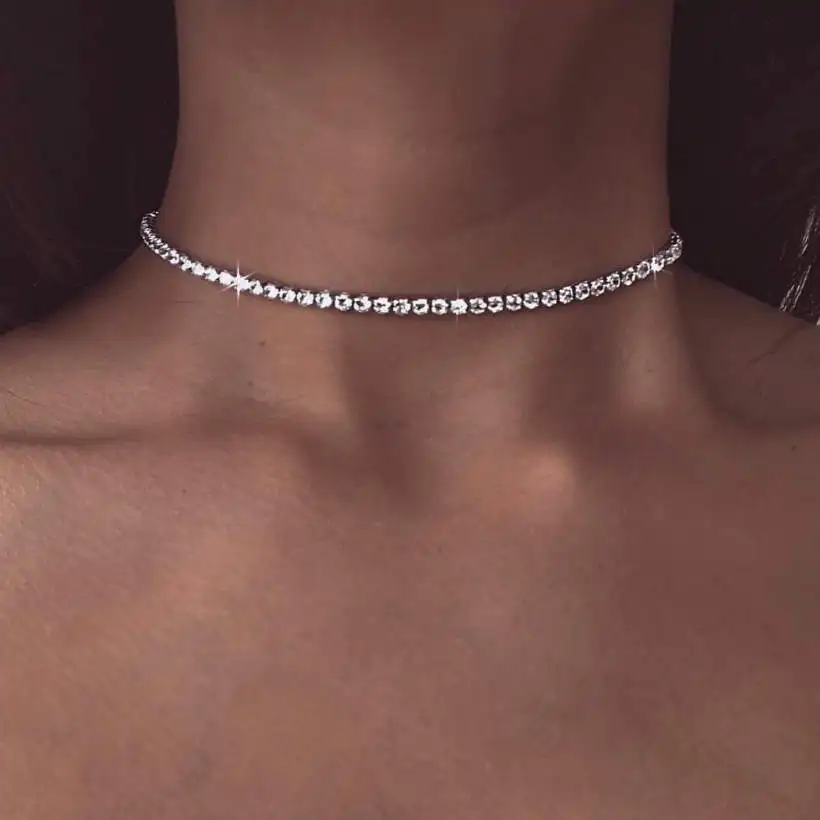 2020 Crystal Chain Choker Charm Statement Collar Choker Necklace for Women Jewelry Fashion Statement Maxi Necklace Accessories
2020 Crystal Chain Choker Charm Statement Collar Choker Necklace for Women Jewelry Fashion Statement Maxi Necklace Accessories