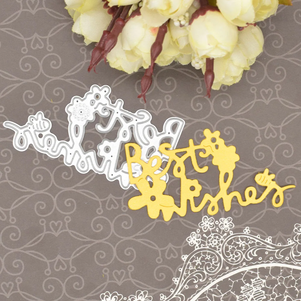 Best Wishes Letter Metal Cutting Dies Words for Scrapbooking Album Festival Card Making Paper Embossing Die Cuts
Best Wishes Letter Metal Cutting Dies Words for Scrapbooking Album Festival Card Making Paper Embossing Die Cuts