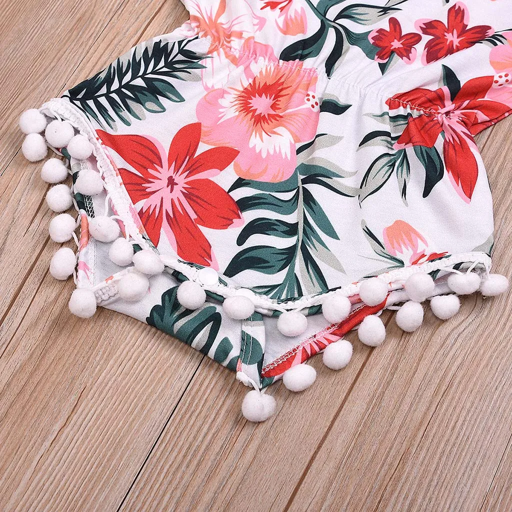 Infant Boy&Girl Romper Summer Sleeveless Flower Print Jumpsuit +Headband Baby Onesies Newborn Little Girls Rompers
Infant Boy&Girl Romper Summer Sleeveless Flower Print Jumpsuit +Headband Baby Onesies Newborn Little Girls Rompers