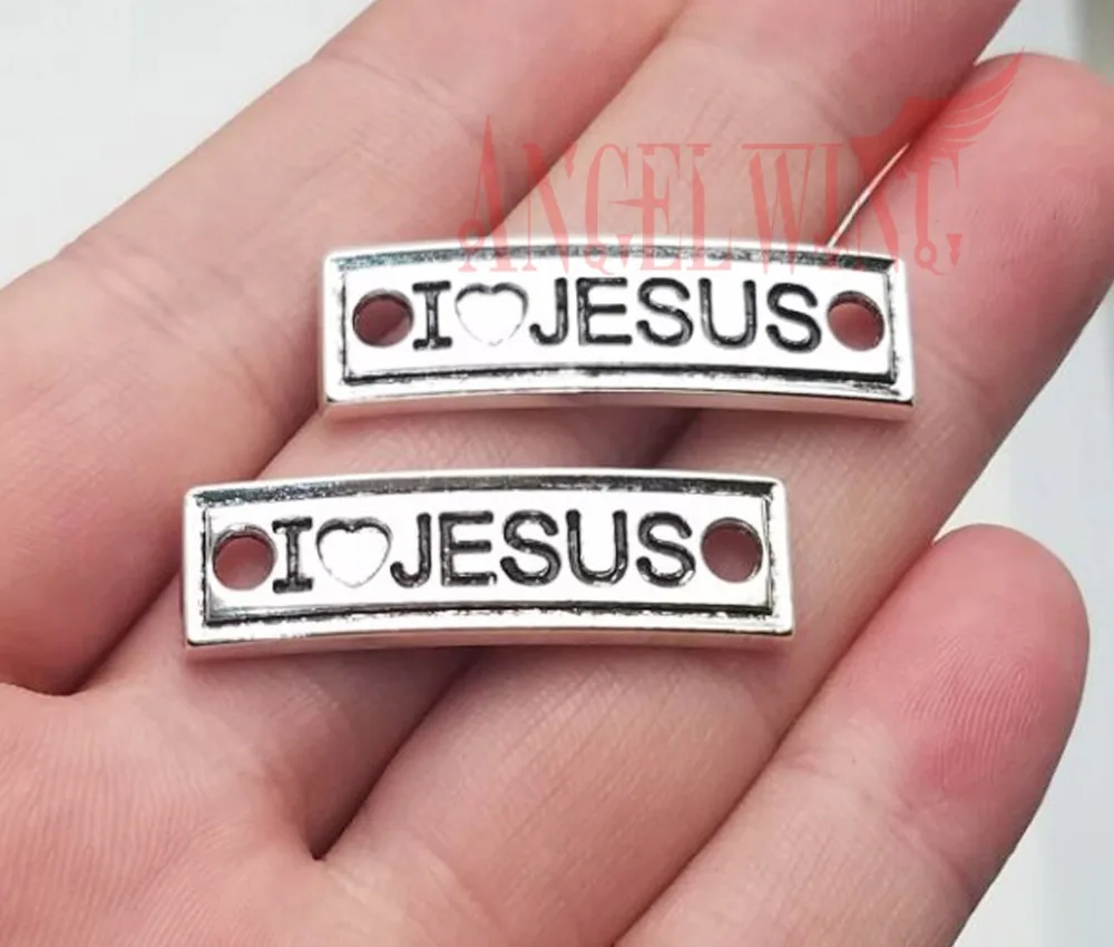 15pcs/lot--34x10mm, Jesus cham,Antique silver plated I love Jesus connector charms ,DIY supplies, Jewelry accessories
15pcs/lot--34x10mm, Jesus cham,Antique silver plated I love Jesus connector charms ,DIY supplies, Jewelry accessories