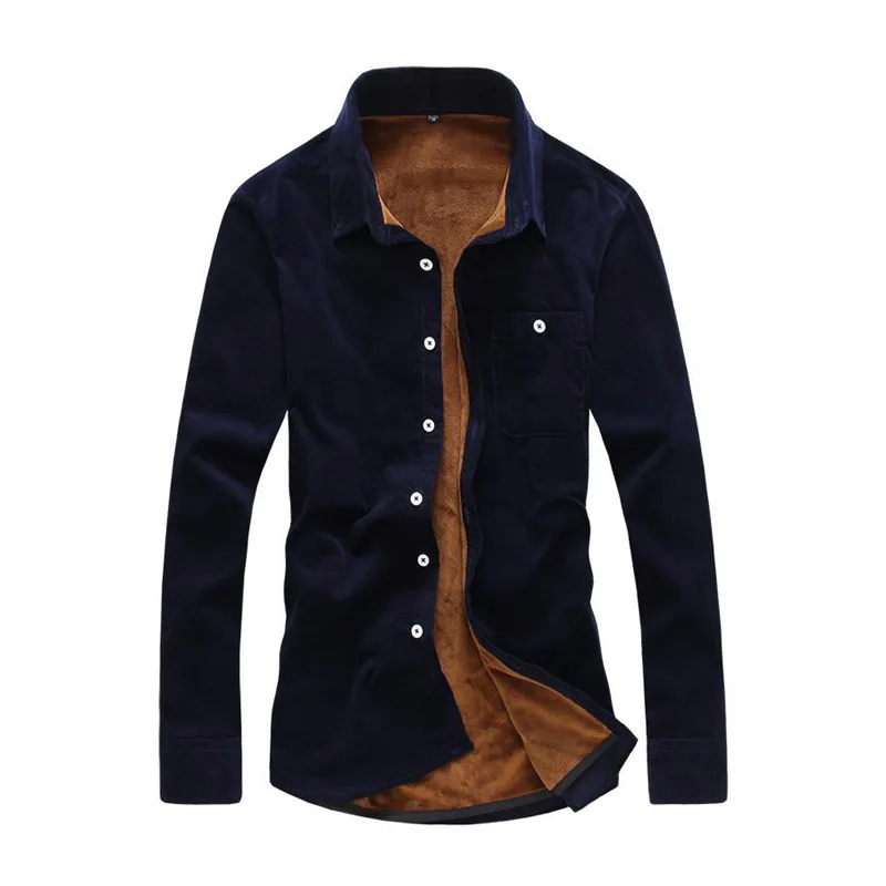 New Autumn and Winter Fashion brand Men's Slim Section Long-sleeved Shirt Men's Solid color Plus velvet Thick Casual Shirt 5XL
New Autumn and Winter Fashion brand Men's Slim Section Long-sleeved Shirt Men's Solid color Plus velvet Thick Casual Shirt 5XL