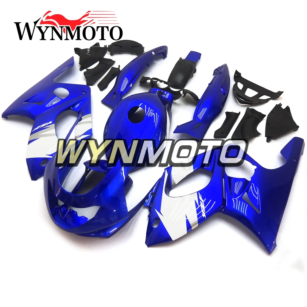 Полный комплект обтекателей синего и белого цвета для Yamaha YZF600R Thundercat 1997-2007 97-07 лет инъекция ABS пластмасса рамки комплекты для тела Новинка
Полный комплект обтекателей синего и белого цвета для Yamaha YZF600R Thundercat 1997-2007 97-07 лет инъекция ABS пластмасса рамки комплекты для тела Новинка