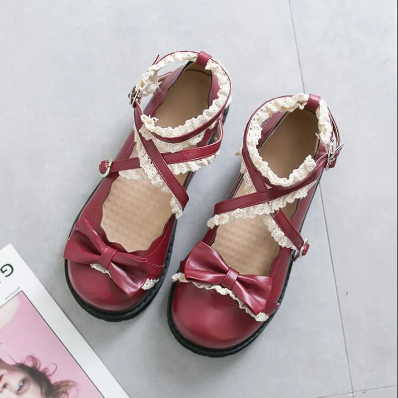 Bowknot Princess Kawaii Girl Women Shoes Low Heel Shoes JK Uniform Lolita Shoes Round Kawaii Girl Tea Party Anime Lolita Shoes
Bowknot Princess Kawaii Girl Women Shoes Low Heel Shoes JK Uniform Lolita Shoes Round Kawaii Girl Tea Party Anime Lolita Shoes