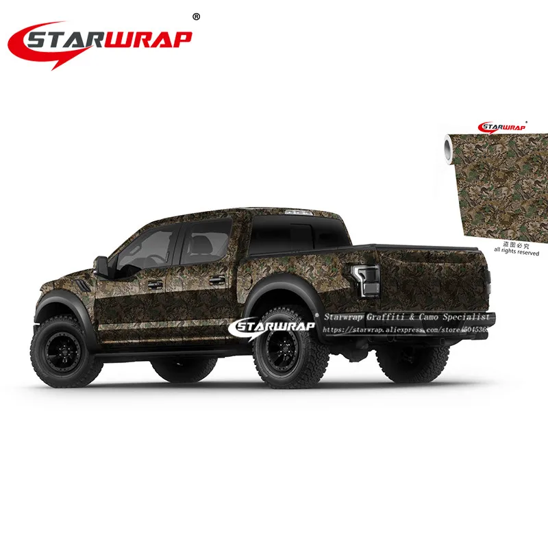 Starwrap лист Realtree камуфляжная виниловая пленка настоящая елка оберточная Наклейка