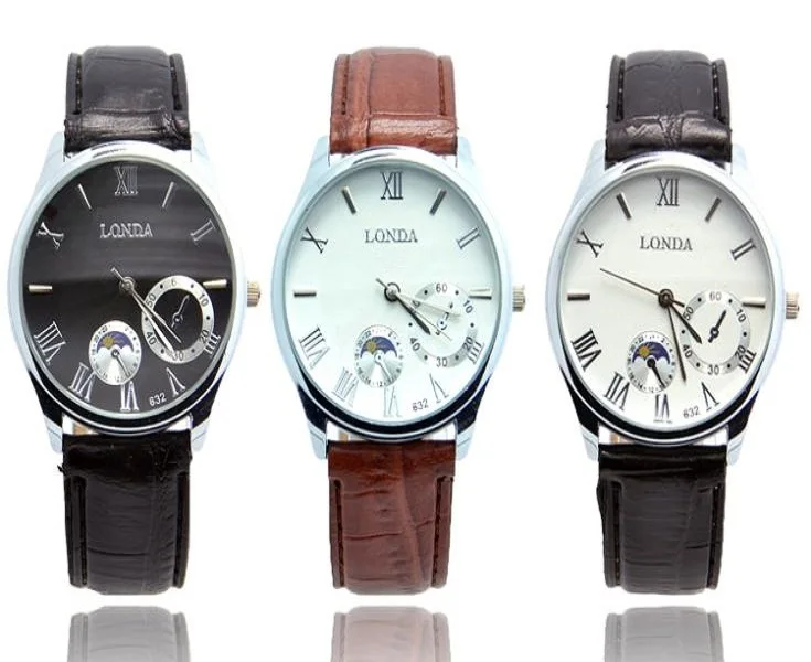 Fashion Leather Watches Men Top Brand Relogio Masculino Men Sports Clock Analog Quartz Wrist Watches londa-6
Fashion Leather Watches Men Top Brand Relogio Masculino Men Sports Clock Analog Quartz Wrist Watches londa-6