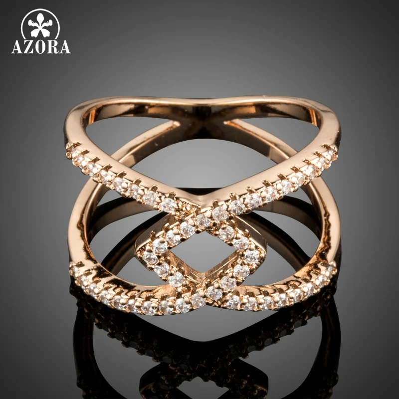Женское кольцо с фианитом AZORA черное украшение для вечерние TR0170|cocktail ring|rings for