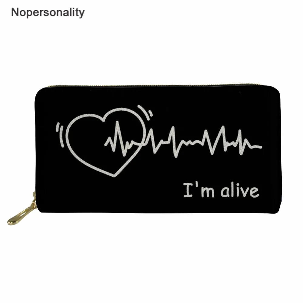 Nopersonality Wallet Women Heartbeat Printing Female Coin Purse Large Capacity Phone Bag Card Holder Women Daily Long Wallets
Nopersonality Wallet Women Heartbeat Printing Female Coin Purse Large Capacity Phone Bag Card Holder Women Daily Long Wallets