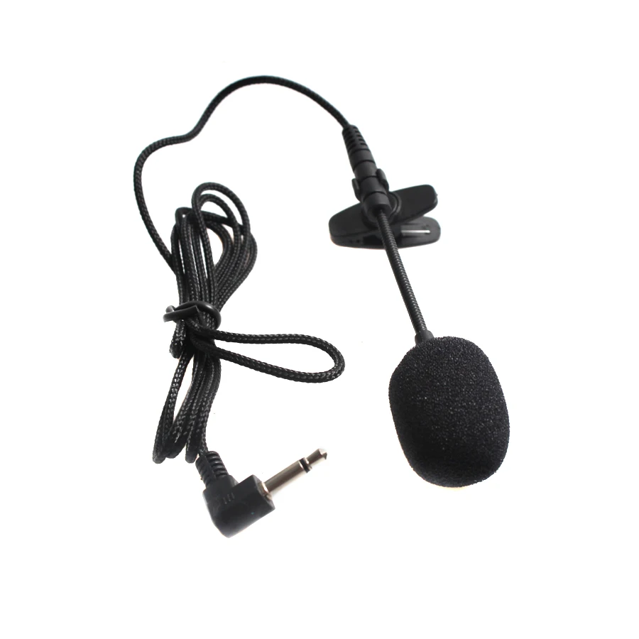 Фото Портативный длинный петличный микрофон с разъемом 3 5 мм Handsfree Speeching зажимом для
