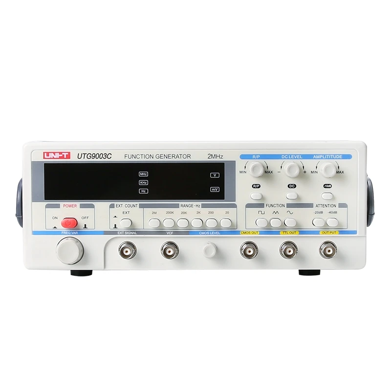 UNI-T UTG9003C digital function signal generator 0.2HZ-2MHZ 1-25Vpp 0.1mV
UNI-T UTG9003C digital function signal generator 0.2HZ-2MHZ 1-25Vpp 0.1mV