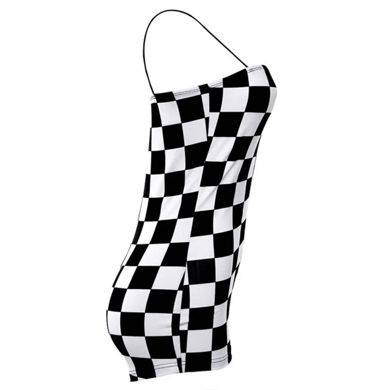 New 2020 Plaid Sling Single Row Zipper Boxer Jumpsuit Sling Jumpsuit Sleeveless Playsuit
New 2020 Plaid Sling Single Row Zipper Boxer Jumpsuit Sling Jumpsuit Sleeveless Playsuit
