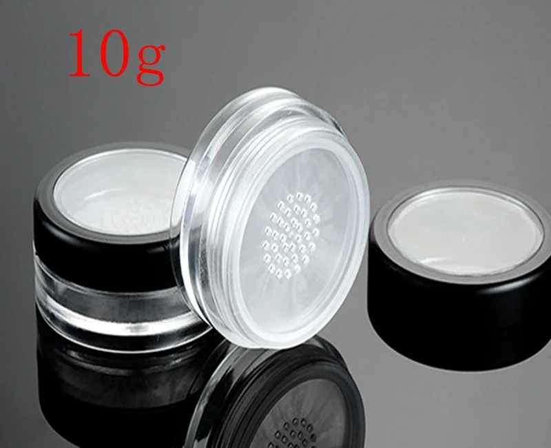 500pcs/lot 10g Loose powder jar with rotating sifter twist up sifter Empty powder container tins cosmetic makeup powder puff box
500pcs/lot 10g Loose powder jar with rotating sifter twist up sifter Empty powder container tins cosmetic makeup powder puff box