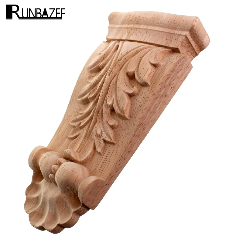RUNBAZEF Wood Appliques Flower Carving Decals Decorative Wooden Mouldings Cabinet Door Furniture Architecture Decoration
RUNBAZEF Wood Appliques Flower Carving Decals Decorative Wooden Mouldings Cabinet Door Furniture Architecture Decoration