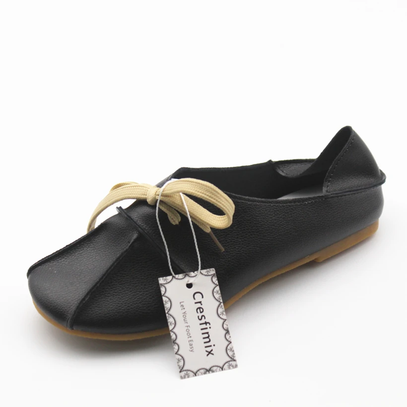 Cresfimix sapatos femininas lady casual pu leather shallow flat shoes lady soft comfy white lace up shoes female summer shoes
Cresfimix sapatos femininas lady casual pu leather shallow flat shoes lady soft comfy white lace up shoes female summer shoes