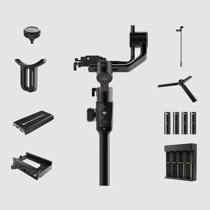 Moza Air 2 3-Axis Handheld Gimbal Maxload 4.2KG DSLR Camera Stabilizer for Sony Canon Nikon 5D 6D Mark PK DJI Ronin S Crane 2
Moza Air 2 3-Axis Handheld Gimbal Maxload 4.2KG DSLR Camera Stabilizer for Sony Canon Nikon 5D 6D Mark PK DJI Ronin S Crane 2