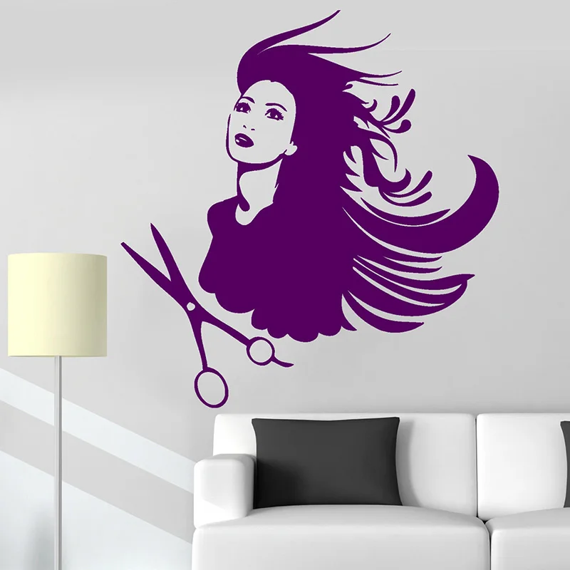 Hair Salon Barbershop Wall Sticker Stylist Hairdresser Wall Decals Interior Window Decor DIY Hair Beauty Salon Wall Decor H089
Hair Salon Barbershop Wall Sticker Stylist Hairdresser Wall Decals Interior Window Decor DIY Hair Beauty Salon Wall Decor H089