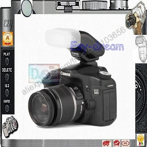 Flash Bounce Diffuser Lambency Cover Cap for Canon 270EX / 270EX II 270EXII Speedlight PF110
Flash Bounce Diffuser Lambency Cover Cap for Canon 270EX / 270EX II 270EXII Speedlight PF110