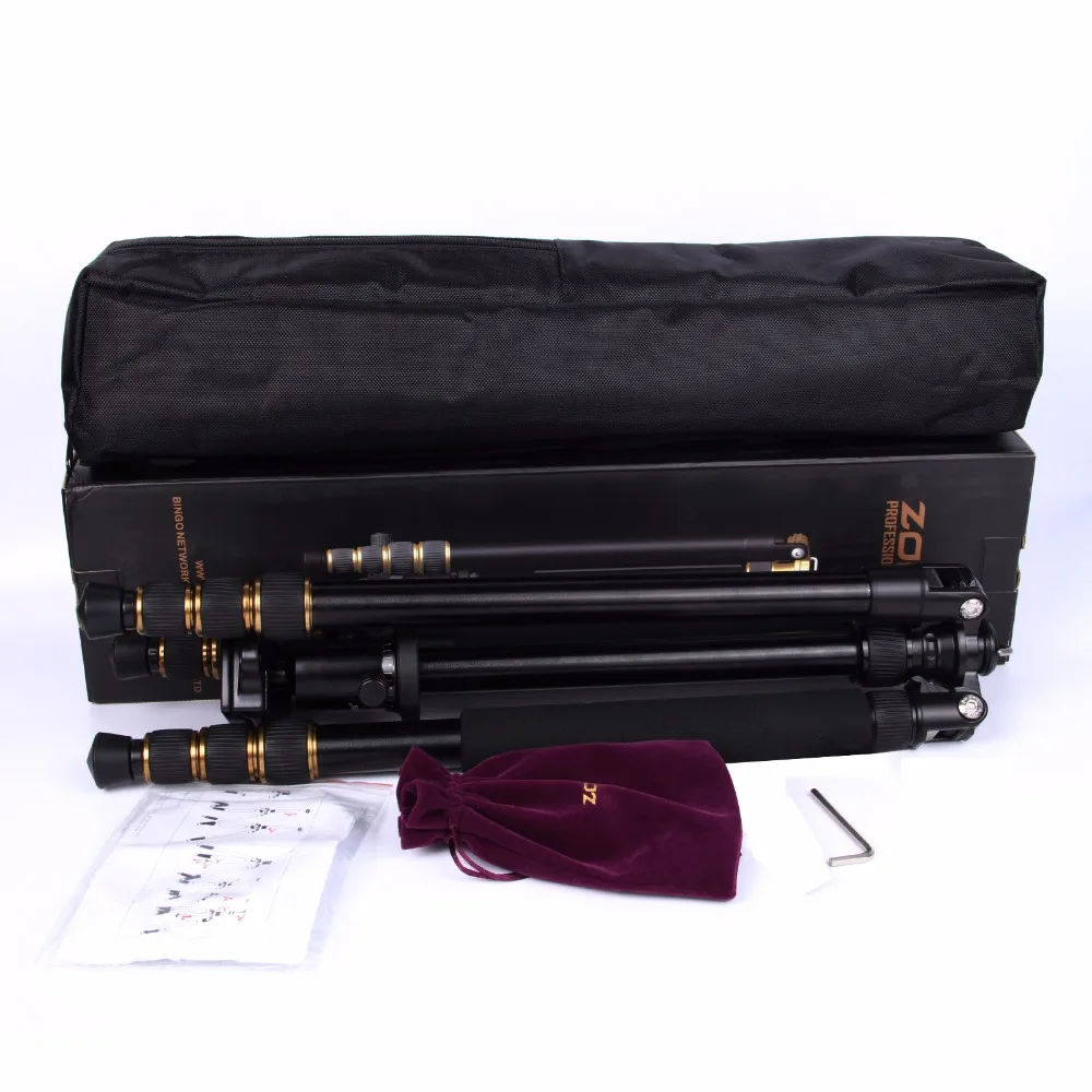 Zomei Z668 Professional Photographic Travel Compact Aluminum Heavy Stable Tripod Monopod Ball Head for Digital DSLR Camera
Zomei Z668 Professional Photographic Travel Compact Aluminum Heavy Stable Tripod Monopod Ball Head for Digital DSLR Camera