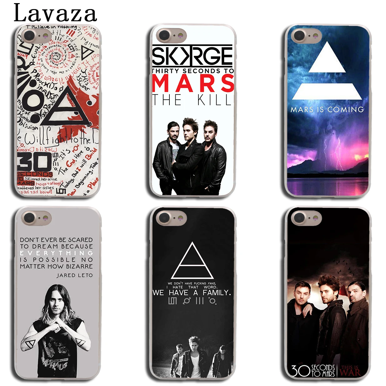 Твердый чехол для телефона Lavaza 30 Seconds To Mars 30STM iPhone XR X XS 11 Pro Max 10 7 8 6S 5 5S SE 4S 4|phone cases|6s