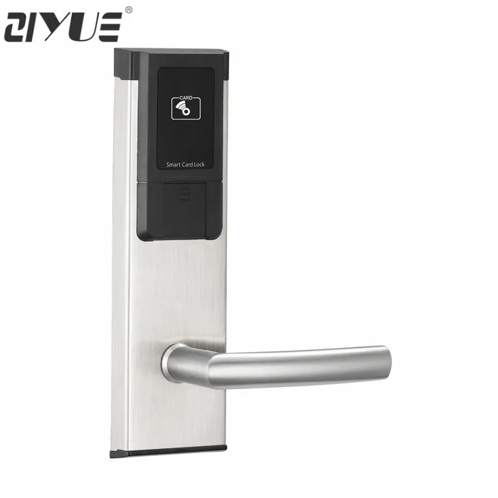 Chrome Electronic Digital RF ID Card Key Hotel Room Door Lock with Free Hotel Software
Chrome Electronic Digital RF ID Card Key Hotel Room Door Lock with Free Hotel Software