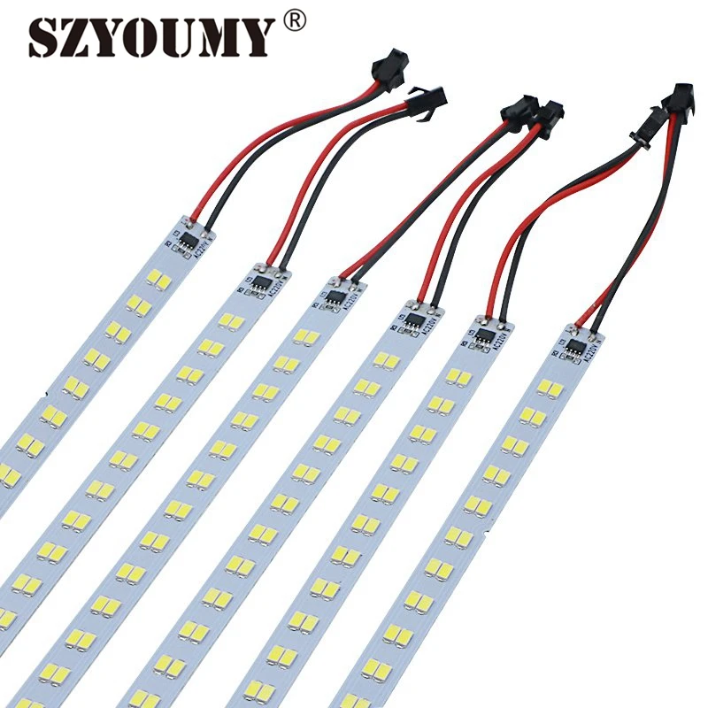 SZYOUMY 220V Double Row SMD 5730 High Voltage Hard Rigid LED Strip Bar 144led/m With PC Cover 5630 Decorative Cabinet Lamp
SZYOUMY 220V Double Row SMD 5730 High Voltage Hard Rigid LED Strip Bar 144led/m With PC Cover 5630 Decorative Cabinet Lamp
