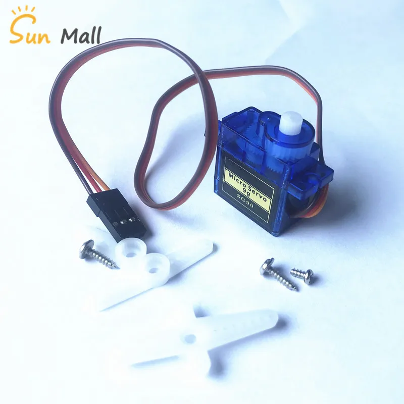 Rc Mini Micro 9g Servo SG90 for RC Helicopter Airplane Car Boat 90degree/360 degree
Rc Mini Micro 9g Servo SG90 for RC Helicopter Airplane Car Boat 90degree/360 degree