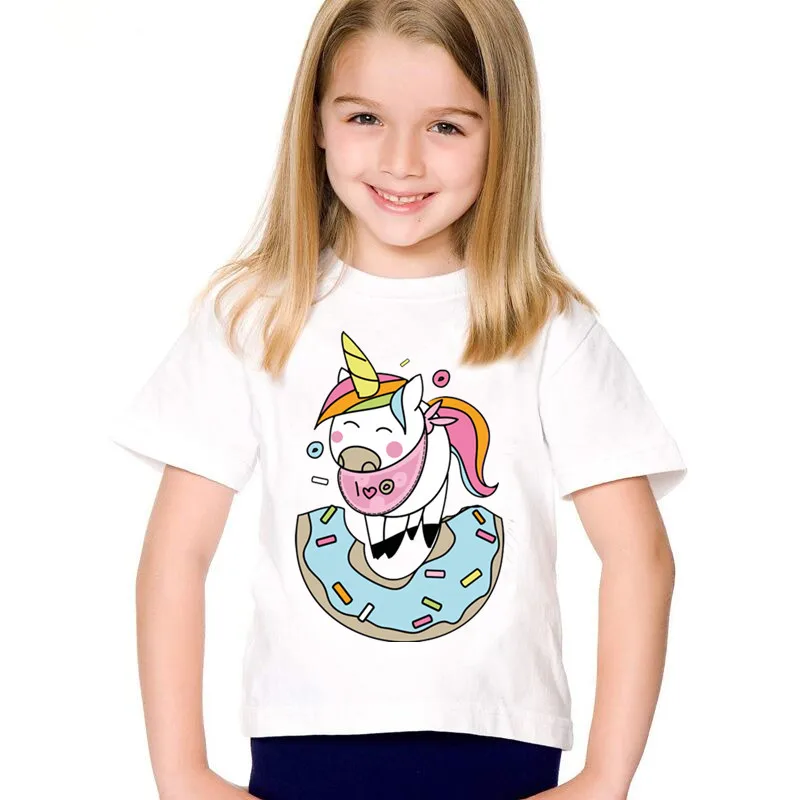 Cartoon Print Cute Donut Unicorn Children T-shirts Kids Summer Short Sleeve Tee shirt Boys/Girls Funny Tops Baby Clothes,HKP2089
Cartoon Print Cute Donut Unicorn Children T-shirts Kids Summer Short Sleeve Tee shirt Boys/Girls Funny Tops Baby Clothes,HKP2089