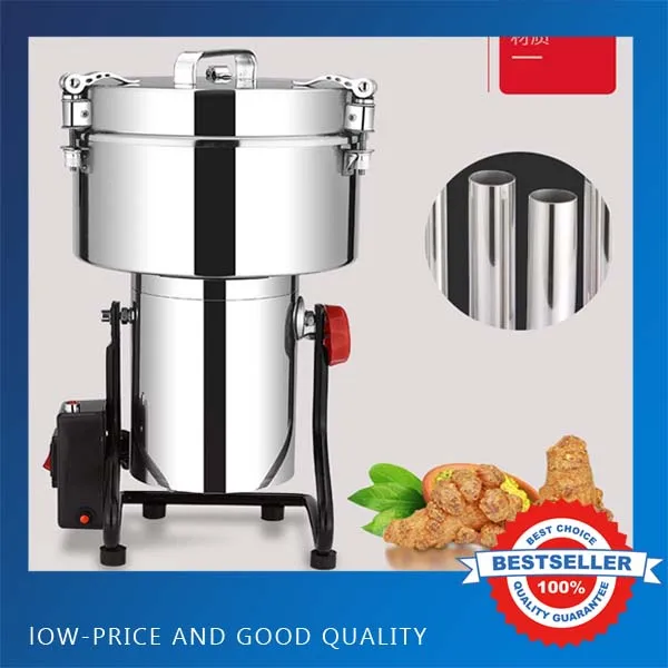 4500G BIG Capacity Home Use Pulverizer Machine 50-300mesh Flour Pulverizer Powder Machine
4500G BIG Capacity Home Use Pulverizer Machine 50-300mesh Flour Pulverizer Powder Machine