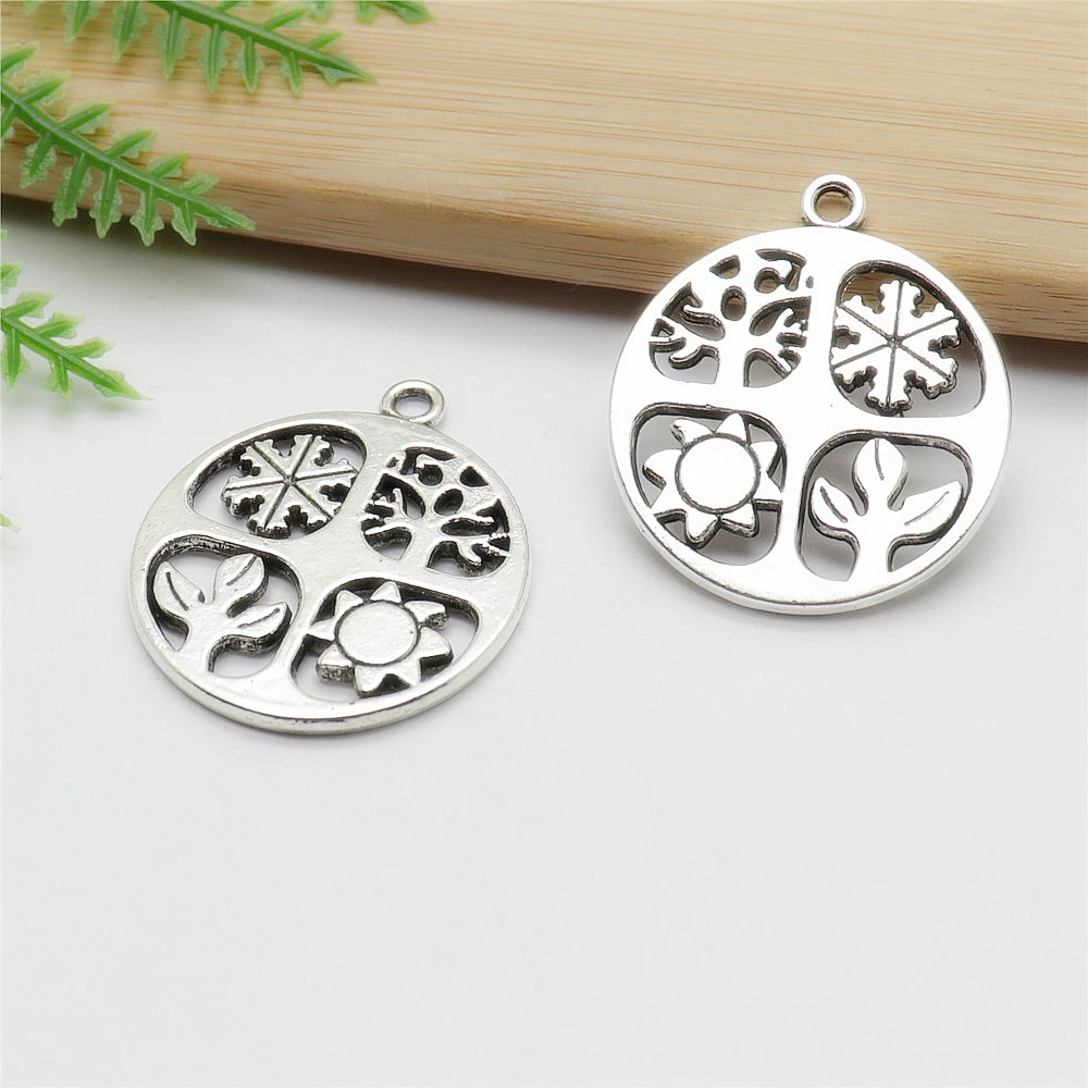 Wholessale 24pcs/lot four seasons Charms Vintage Jewelry Findings fit DIY Bracelet Necklace Pendants for Jewelry Making
Wholessale 24pcs/lot four seasons Charms Vintage Jewelry Findings fit DIY Bracelet Necklace Pendants for Jewelry Making