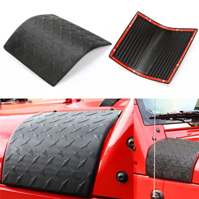 2pcs ABS Left Right Side Cowl Body Armor Cover For JEEP Wrangler JK 2007 up Rubicon Accessories Durable Black | Автомобили и