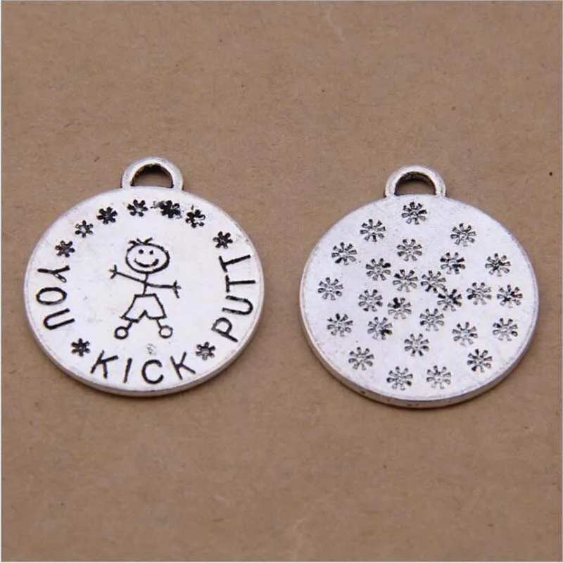 Hot selling 10 Pieces/Lot Diameter 24mm Round Message Charm Antique Silver Boy Charm For Diy Pendants Jewelry making
Hot selling 10 Pieces/Lot Diameter 24mm Round Message Charm Antique Silver Boy Charm For Diy Pendants Jewelry making