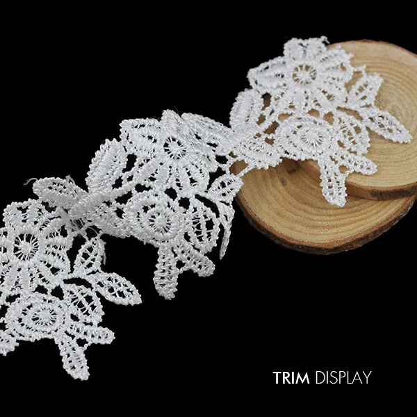 Embroidered Off White Flower Motif Fabric Venise Lace Ribbon Applique Trim Decorated Sewing Supplies for Craft Cloth 25yard/T817
Embroidered Off White Flower Motif Fabric Venise Lace Ribbon Applique Trim Decorated Sewing Supplies for Craft Cloth 25yard/T817