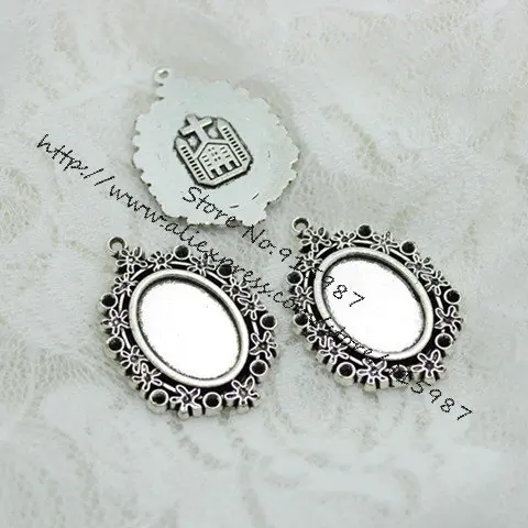 15pcs/lot Antique Cameo Flowers Filigree 25*35mm(Fit 13*18mm)oval Cabochon Pendant Setting Jewelry Blank Findings 7A1124
15pcs/lot Antique Cameo Flowers Filigree 25*35mm(Fit 13*18mm)oval Cabochon Pendant Setting Jewelry Blank Findings 7A1124