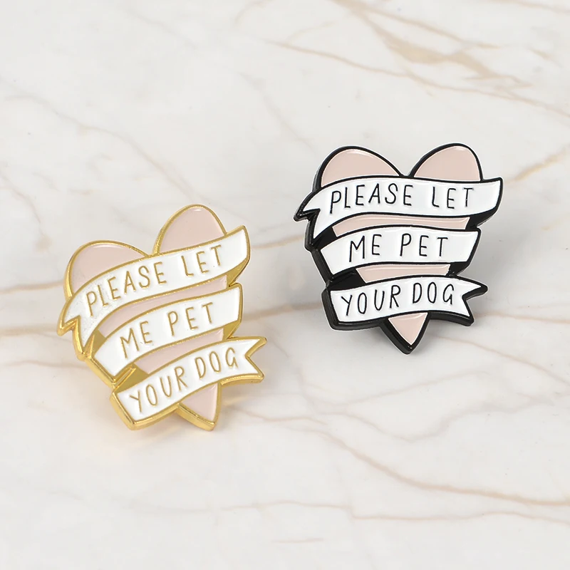 QIHE JEWELRY 2pcs/set Pink Heart Banner Pet Dog Pins Badges Lapel pins Brooches Gift for dog lover Pet lover Dog jewelry
QIHE JEWELRY 2pcs/set Pink Heart Banner Pet Dog Pins Badges Lapel pins Brooches Gift for dog lover Pet lover Dog jewelry