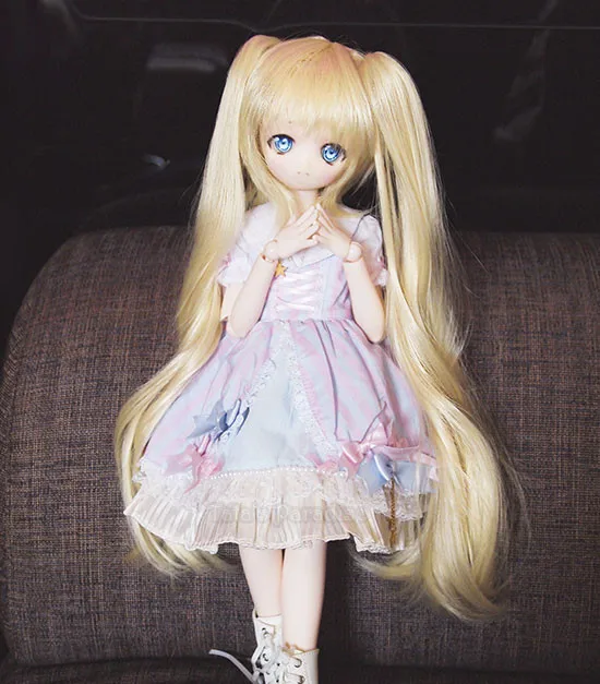Doll wigs 1/3 BJD doll wigs two horsetails long hair suitable for 1/3 BJD DD SD Uncle doll accessories
Doll wigs 1/3 BJD doll wigs two horsetails long hair suitable for 1/3 BJD DD SD Uncle doll accessories