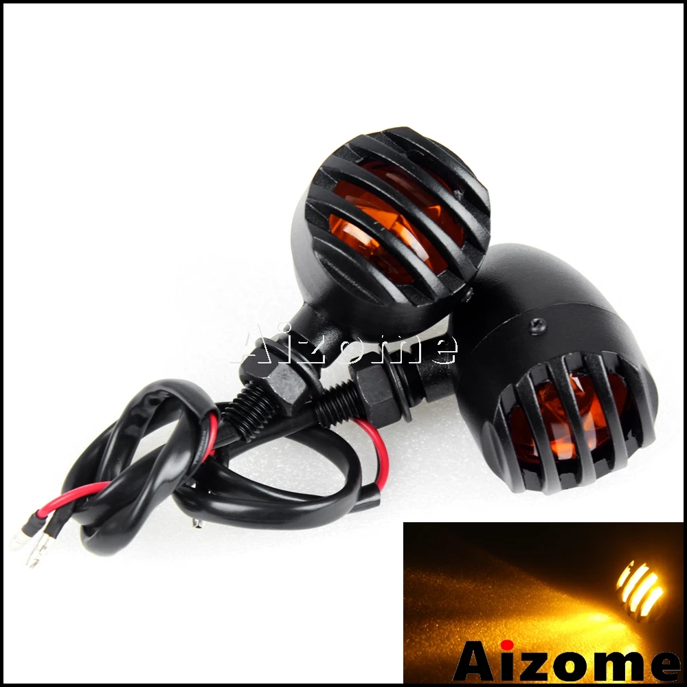 Universal 10mm Motorcycle Black Turn Signals Turn Indicators Amber Light For Harley Chopper Bobber Cafe Racer Cruiser
Universal 10mm Motorcycle Black Turn Signals Turn Indicators Amber Light For Harley Chopper Bobber Cafe Racer Cruiser