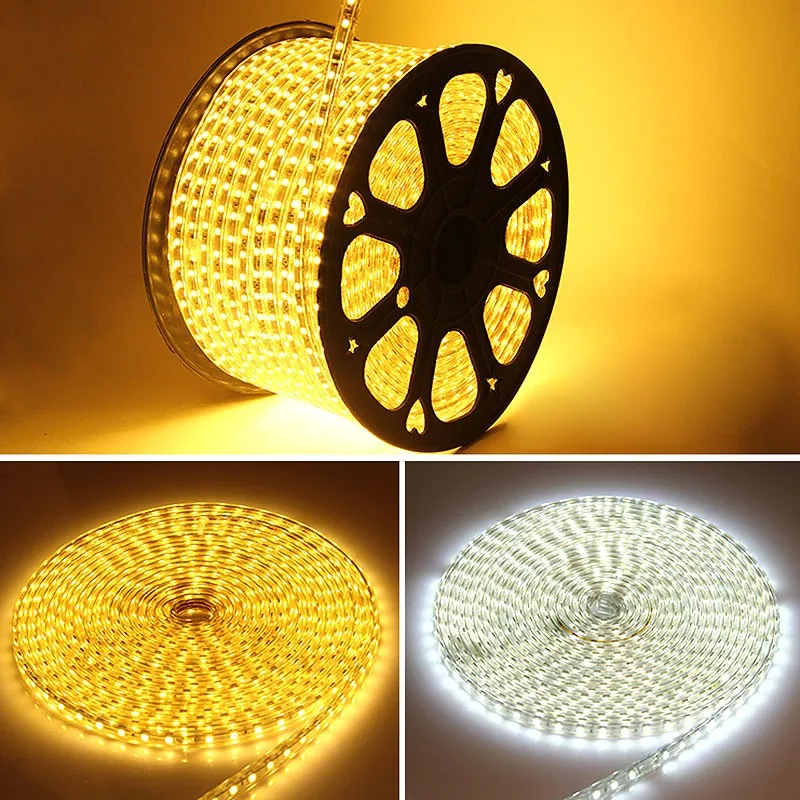 Tira LED Strip 220V 5050 Outdoor Tiras LED Strips White Warm White Red Blue 10m 15m 20m 25m Fita Luz LED 220V with EU Plug
Tira LED Strip 220V 5050 Outdoor Tiras LED Strips White Warm White Red Blue 10m 15m 20m 25m Fita Luz LED 220V with EU Plug