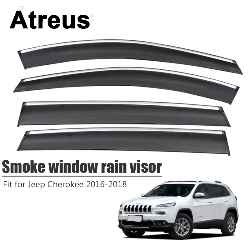 Atreus 4 шт. для Jeep Cherokee 2016 2017 2018 автомобильные аксессуары дверь дым Окно Солнцезащитный козырек от дождя ветрозащитные дефлекторы Защитная кры...
Atreus 4 шт. для Jeep Cherokee 2016 2017 2018 автомобильные аксессуары дверь дым Окно Солнцезащитный козырек от дождя ветрозащитные дефлекторы Защитная кры...