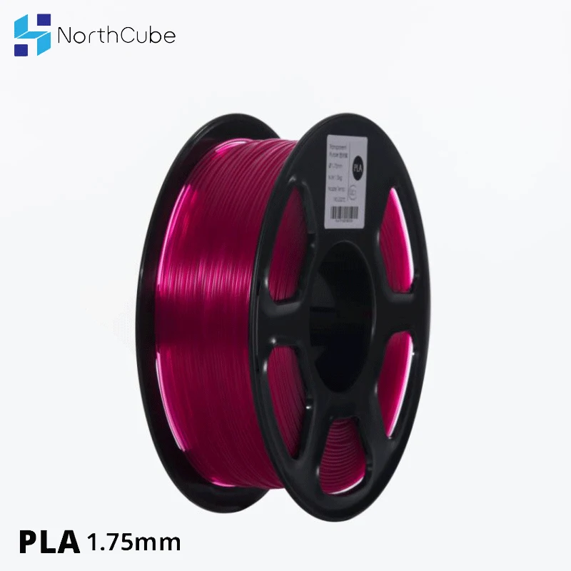 NORTHCUBE 3D принтер PLA нить 1,75 мм для 3D принтера s, 1 кг (2.2lbs) +/-0,02 мм прозрачный фиолетовый цвет
NORTHCUBE 3D принтер PLA нить 1,75 мм для 3D принтера s, 1 кг (2.2lbs) +/-0,02 мм прозрачный фиолетовый цвет